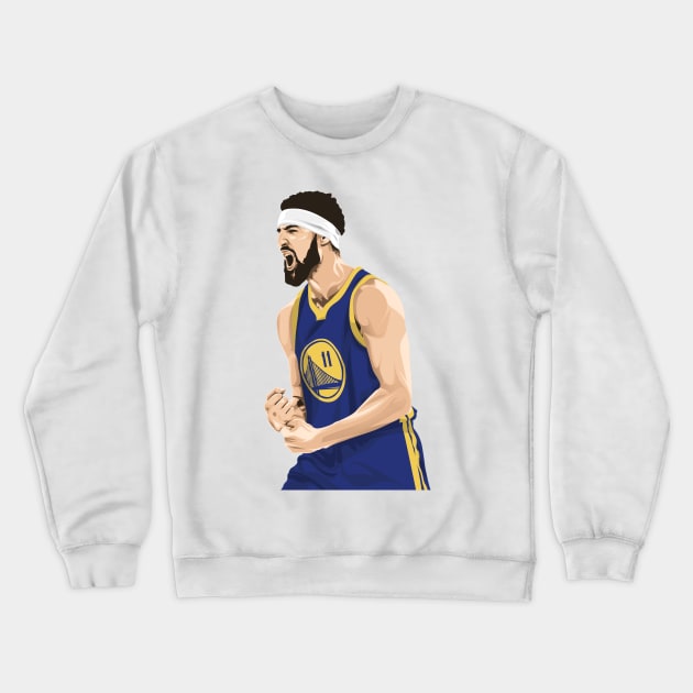 Klay Thompson Crewneck Sweatshirt by knnthmrctn